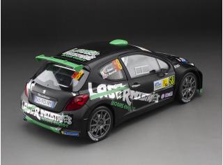 Peugeot 207 S2000 – #58 C.Breen /S.Marshall – Monza Rally Show 2013, matt black/green SunStar Metallmodell 1:18